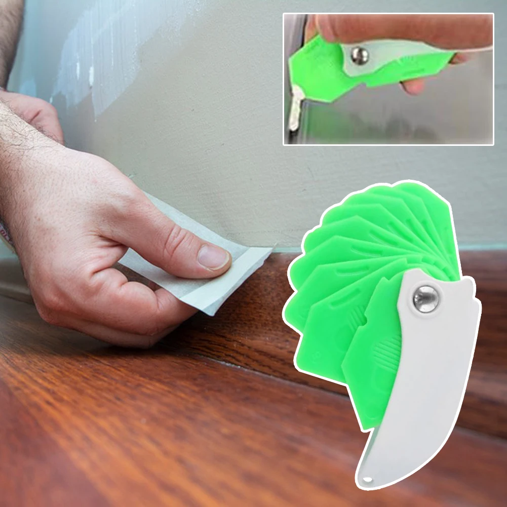 9 In 1 Caulking Spatula Folding Silicone Beauty Seam Tool for Household Sealants,caulking finisher tool