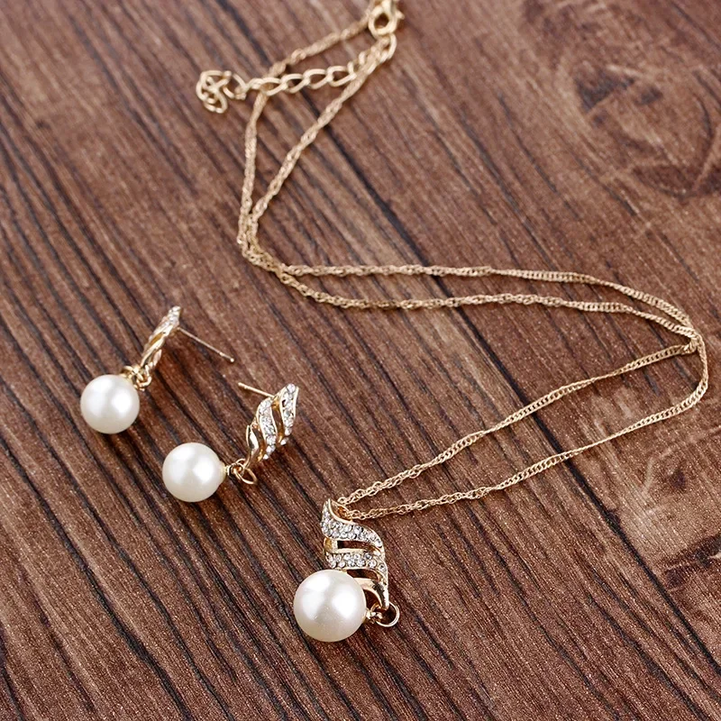 Jewelry Sets Delysia King 3pcs/set Necklace and Earrings for Wedding Banquet