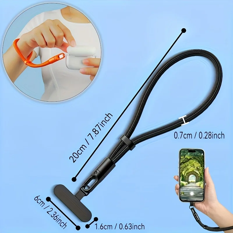 Adjustable Multi-Way Phone Strap Clip Holder