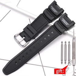 Durable Resin Sports Watch Strap - Men's Waterproof Replacement Accessory - 24mm (Black S)