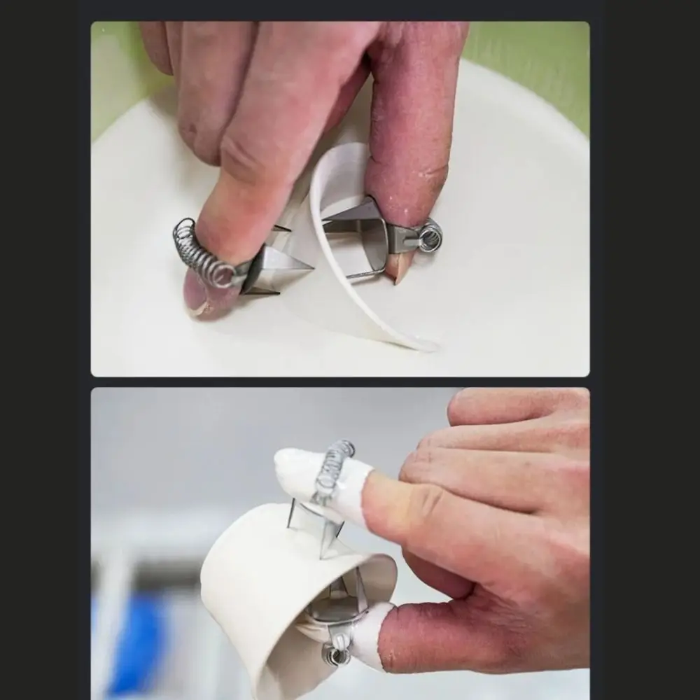 Clip Per Smaltatura Ceramica - Morsetti In Acciaio Per Decorazione Ceramiche