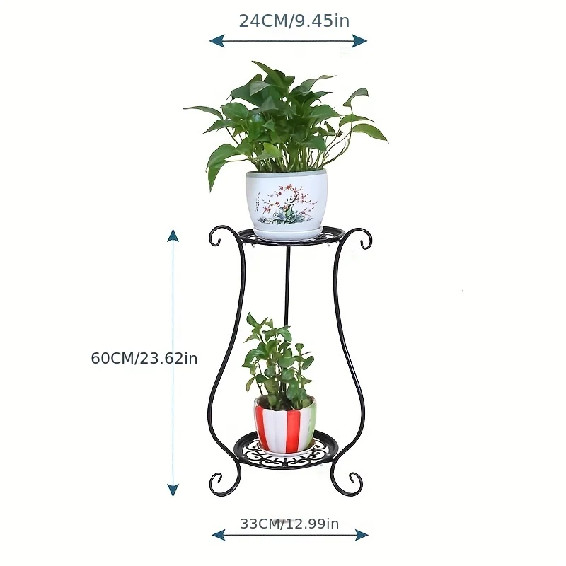 Double-layer Flower Rack 5