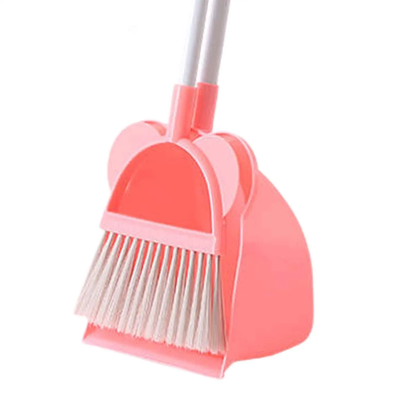 Children Housekeeping Cleaning Tools Cute Play House Toy Mini Broom with Dustpan for Kids Kindergarten Preschool Boys Girls