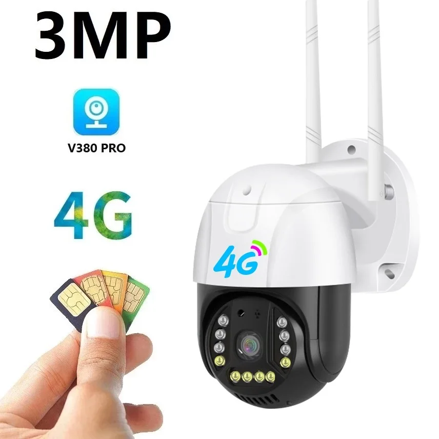 3MP4XZoom4GSimCardSecurityCameraAutoTrackingMotionDetection