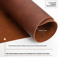 Desk Pad Waterproof PU Mouse Pad Desk Mat Protective Cover Large Mousepad Computer Laptop Non-slip Easy To Clean Keyboard Mats 3