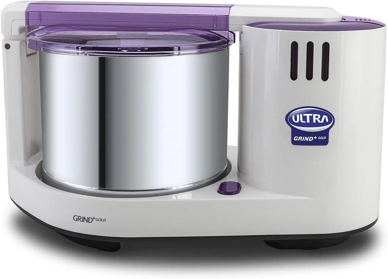 Top Wet Grinder with Atta Kneader, 110 Volt, 2-Liter, Purple 2