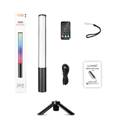 LUXCEO P400 RGB LED Light Wand - Handheld Colorful Photography & Video Lamp, CRI 95+, Adjustable 2500K-6500K (Kit2)