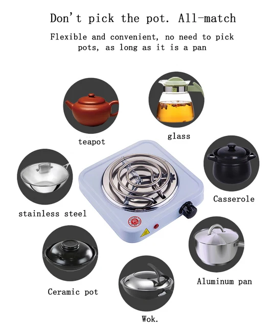 Mini Electric Stove 5 Gears Adjustable high Quality - Temu