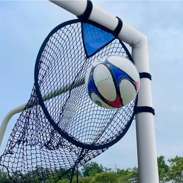 Soccer Aid Top Bins Target Goal Net Set Easy to Attach and Detach to goals for Corner Shooting Top Corner Target Nets 3