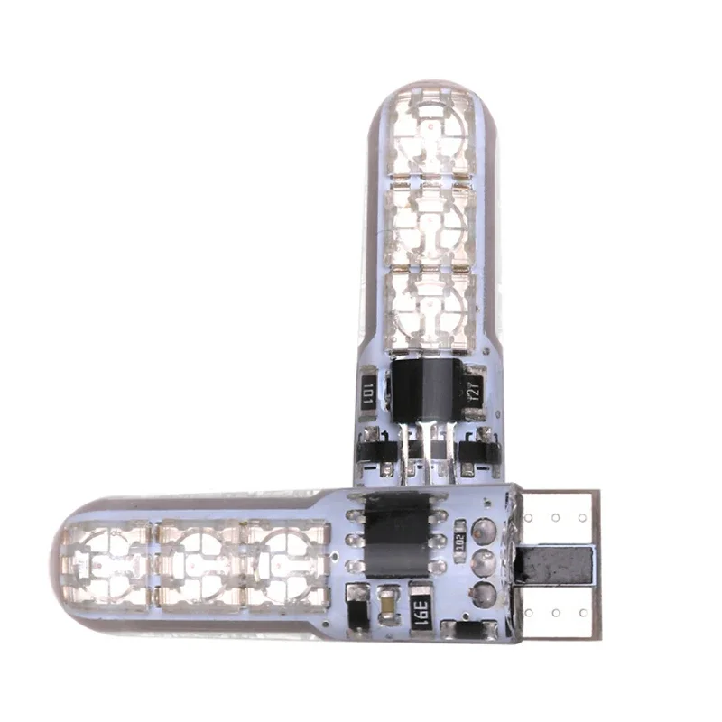 2x T10  W5w 501 ڵ  ̵ Ʈ , 6SMD 5050 RGB LED  (͸ ), Ʈκ ÷   