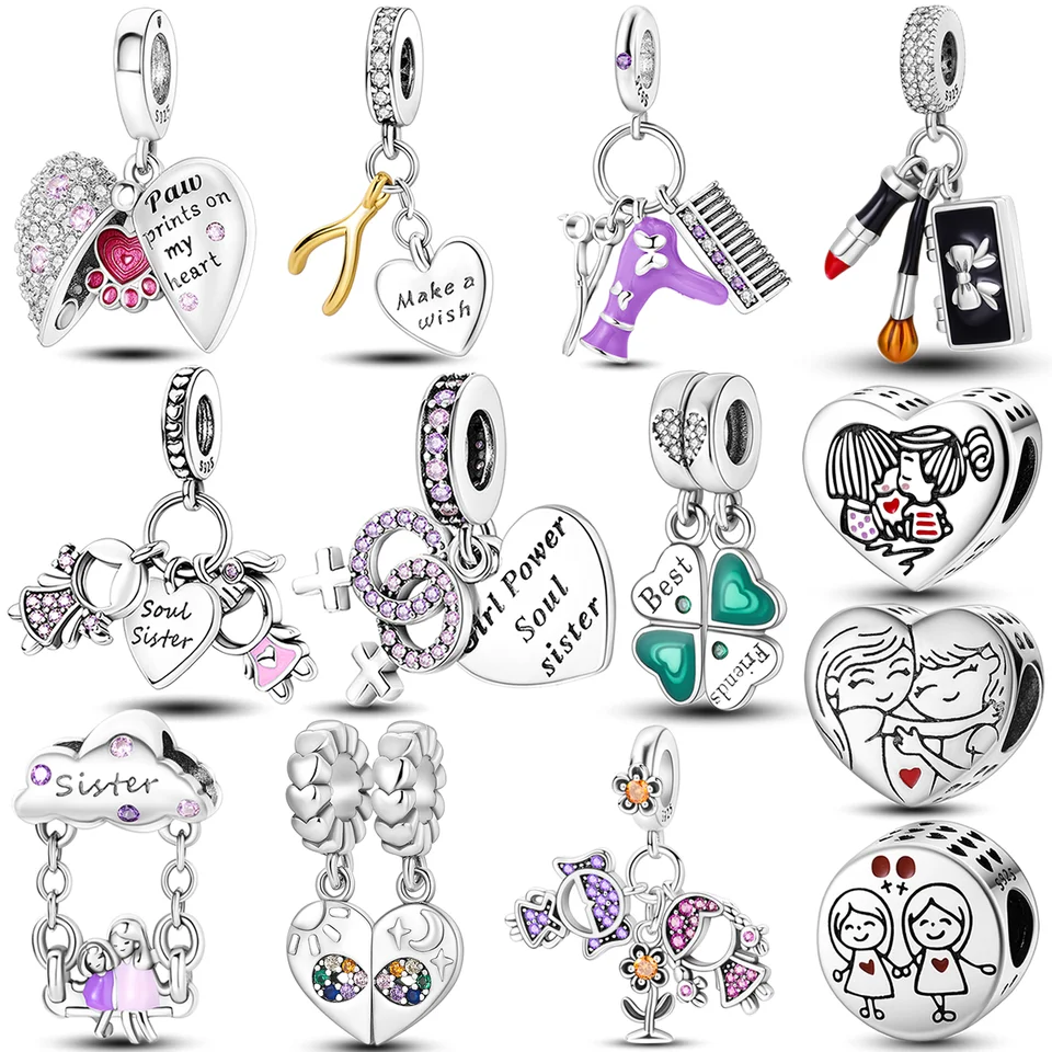 Braccialetto dell'amicizia in argento sterling con perline Happy 16th Bead For Every Year - Italia