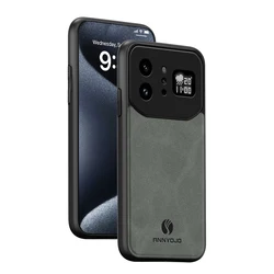Noble Leather Sheepskin Bark Magnetic Shockproof Phone Case for Infinix Note60 Ultra (GRAY)