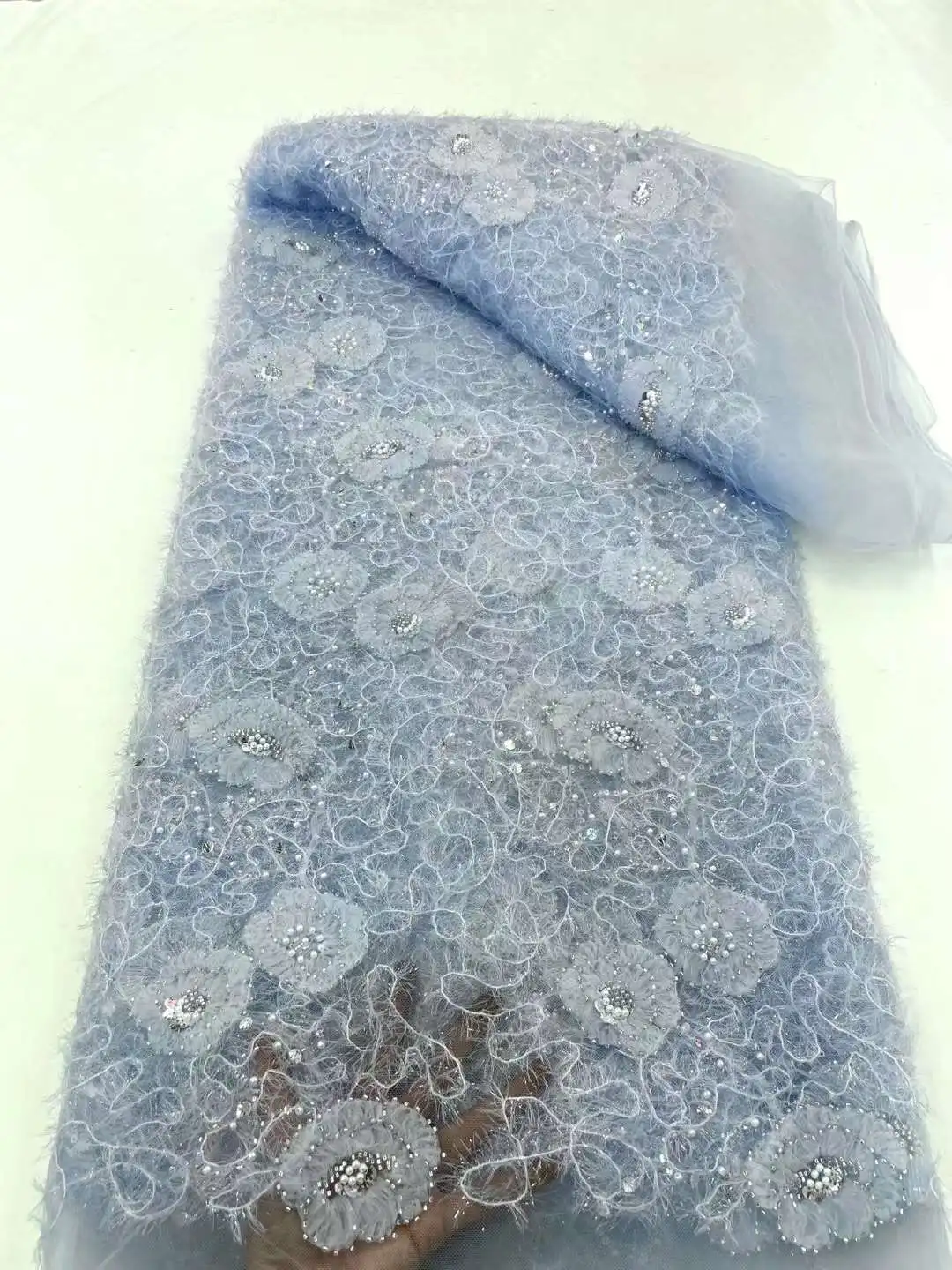 

Африканские блестки, бусины, кружевная ткань, нигерийская вышивка, кружево для жениха 2024, высокое качество, французский тюль, кружевная ткань для свадьбы WS