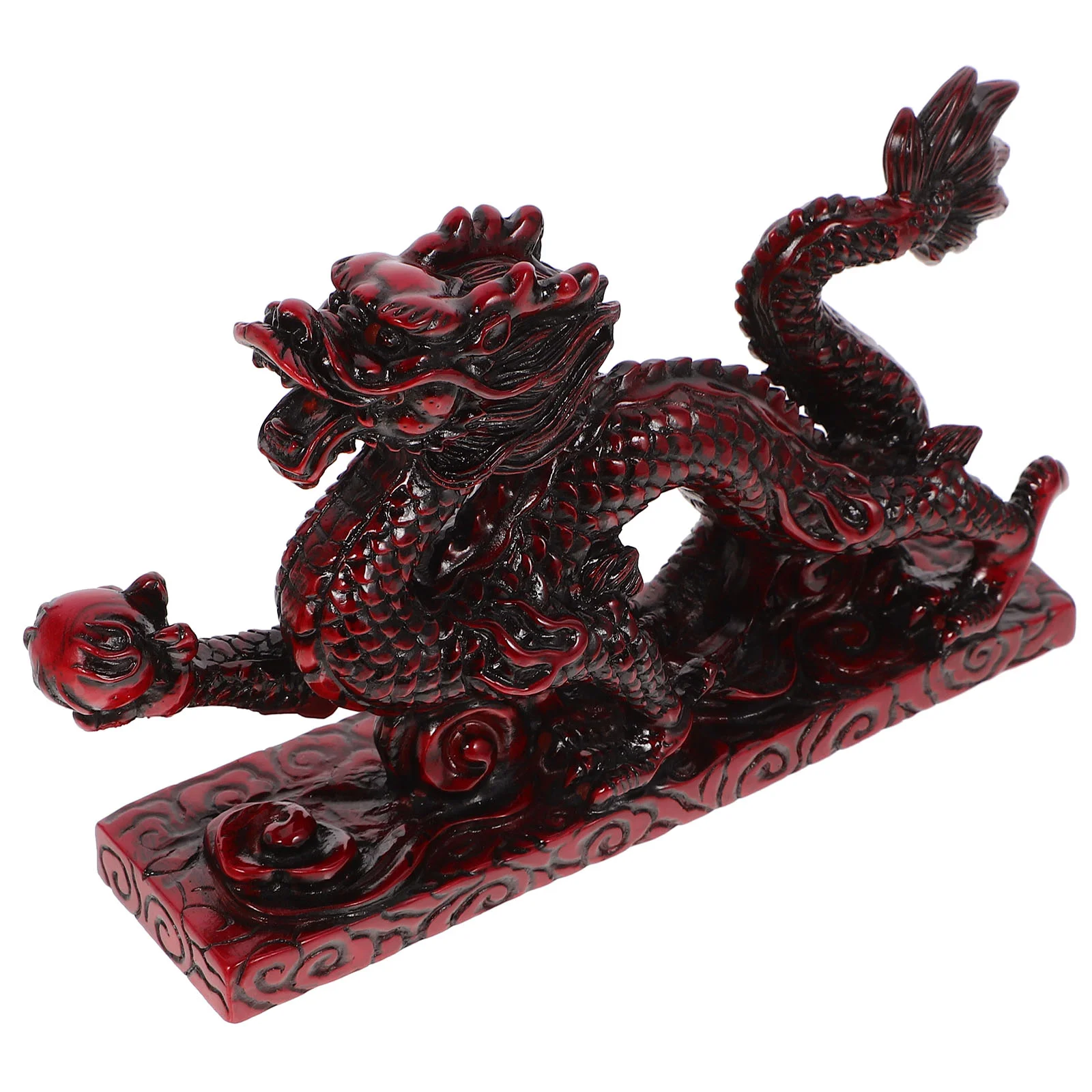 

Resin Dragon Statue Wealth Prosperity The Office Gifts Animal Decor Decorations