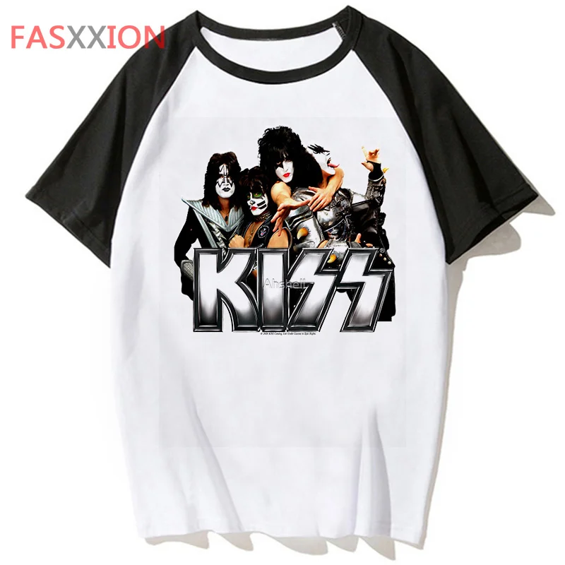 Kiss Band Top Uomo Designer Giapponese Manga Top Man Harajuku Abbigliamento