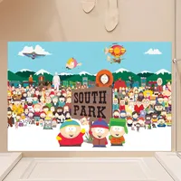 Funny Cartoon S-South Cute Park Floor Mat Bedroom Kitchen Door Bath House Super Absorbent Foot Non-slip 2