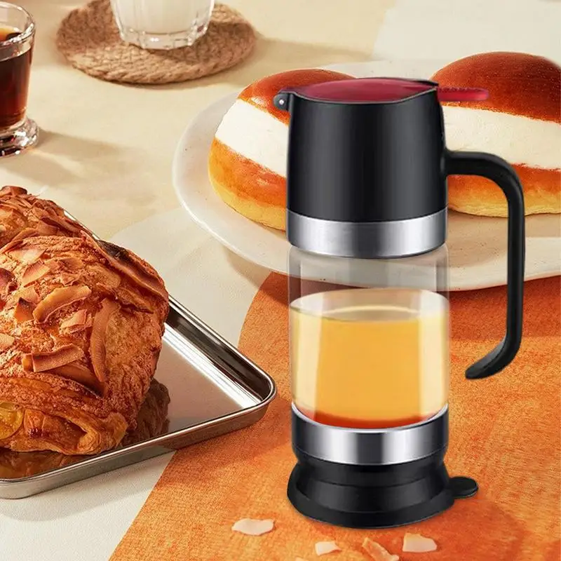 Honigspender Aus Glas – 300 Ml, Kein Tropfen, Mit Pumpmechanismus