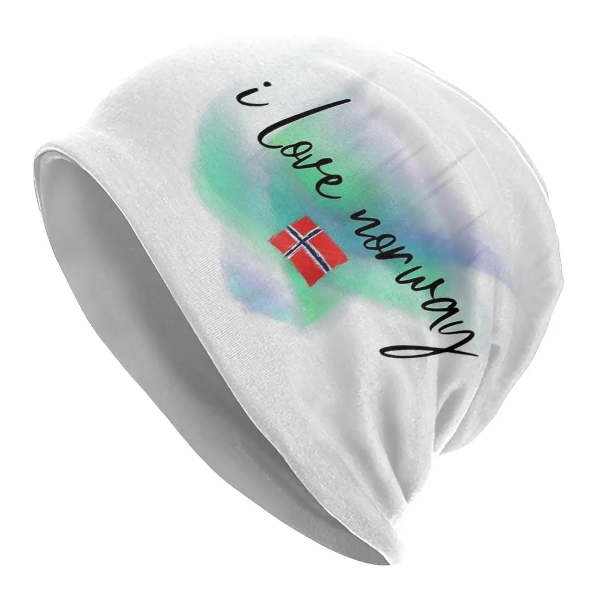 

I Love Norway Souvenir Bonnet Hats Cool Street Skullies Beanies Hat for Men Women Knitted Hat Warm Thermal Elastic Caps