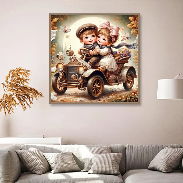 HUACAN 5D Portrait Diamond Painting 3