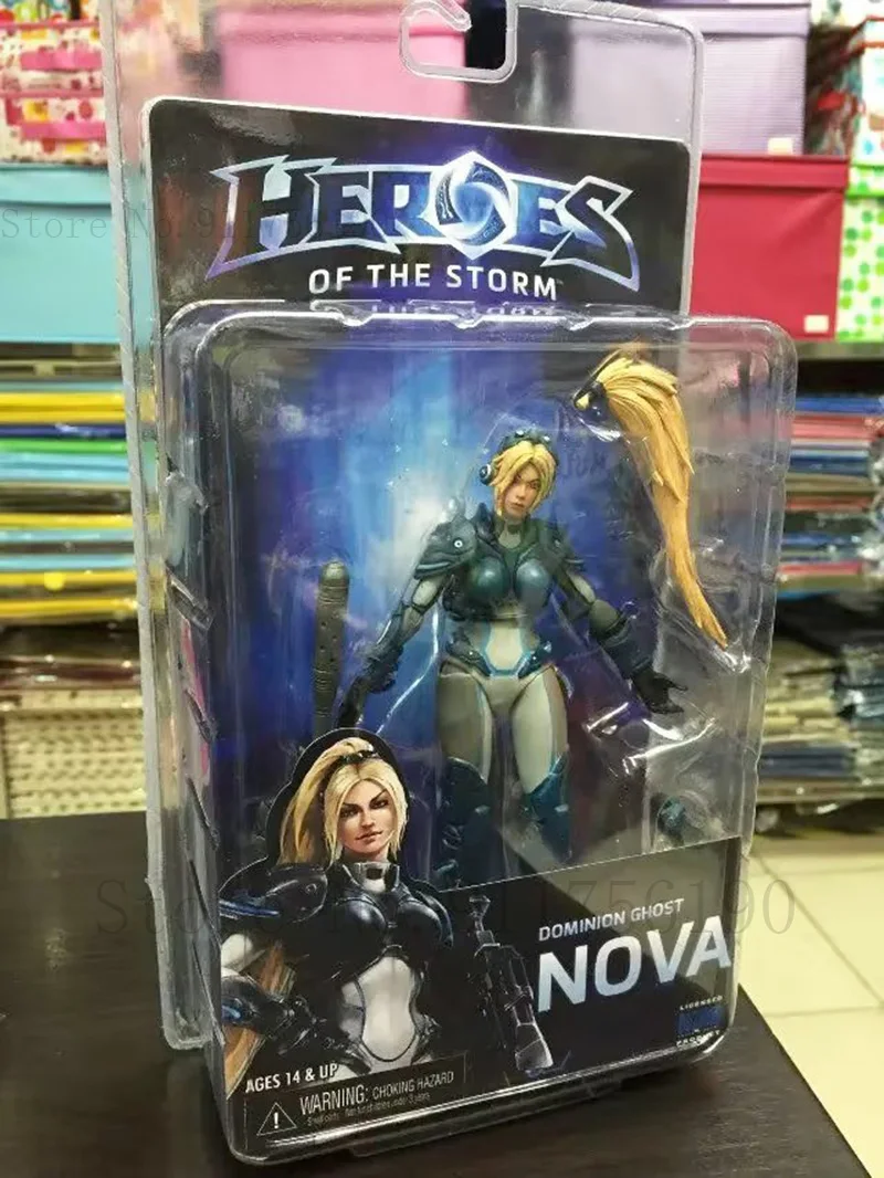 thumbnail image 1 of NECA Heroes of the Storm figuras de acción de juguete decoración genial para habitación de muñecas, 1 of 5