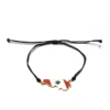 Liban  Flag Bracelet Jewelry Lebanon Maps Black String Bracelet 3