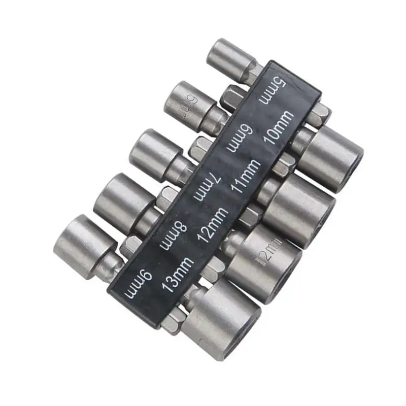 

Набор головок с шестигранной головкой 1/4 "переходник с шестигранным углублением для болтов и гаечных ключей с шестигранным углублением 1/4"