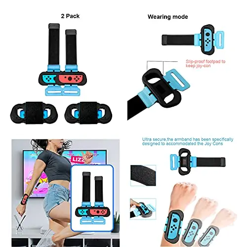 Switch Sports Accessories Bundle-Uxilep 10 in 1 Family Accessories Kit for Nintend Switch Sports Games : Golf Clubs