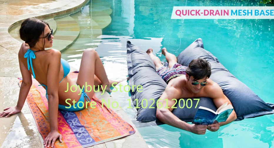 1Pc 140x180cm outdoor Waterproof Stuffed swimming Bean Bag Cover Lazy Sofas Cover Oxford Chair For Beanbag