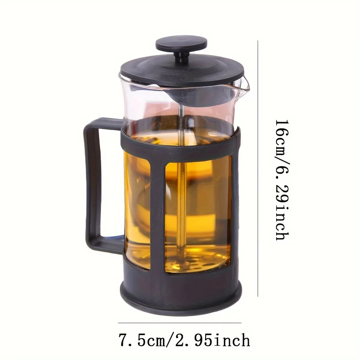 Kaffee Französisch Presse Topf Mit Filter hohe borosilikatglas Hand Punch Kaffeekanne Multifunktionale Brauen Tee Milch Topf Werkzeuge – Detail 9