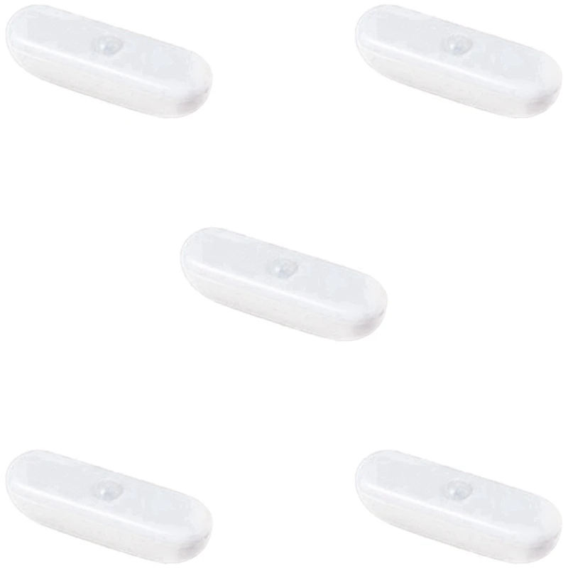 

5 PACK Night Light,Motion Sensor Cabinet Lamp,Portable Cordless Magnetic Battery Powered Lighting For Closet,Bedroom