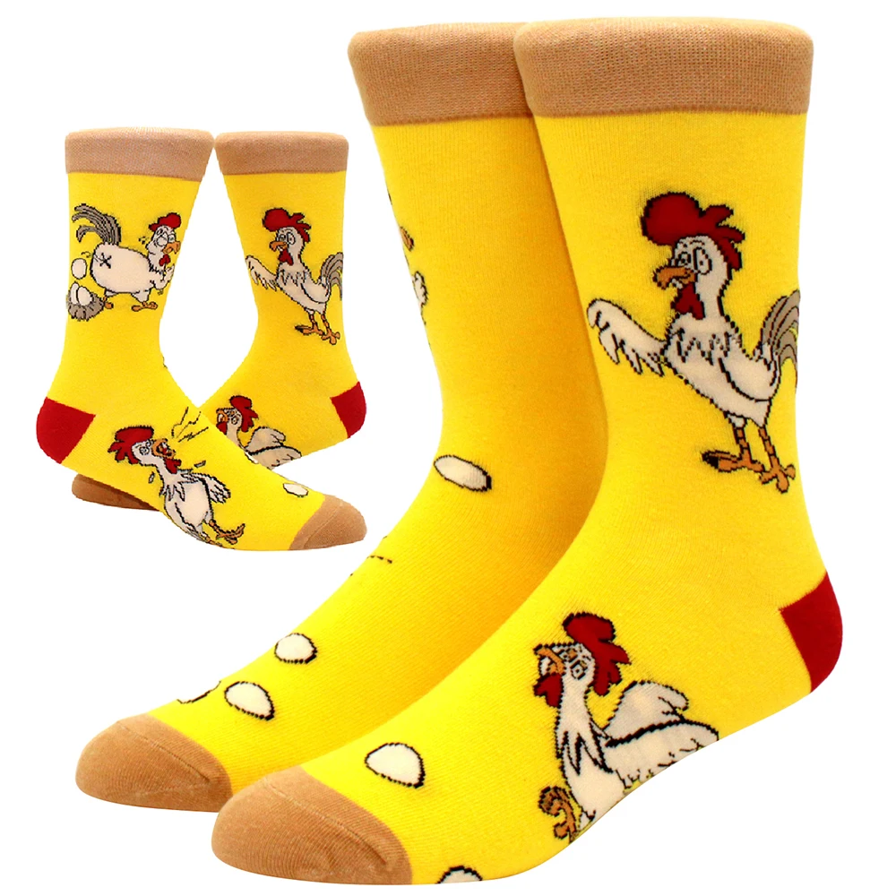 Premium Cotton Novelty Socks with Fun Food Pattern