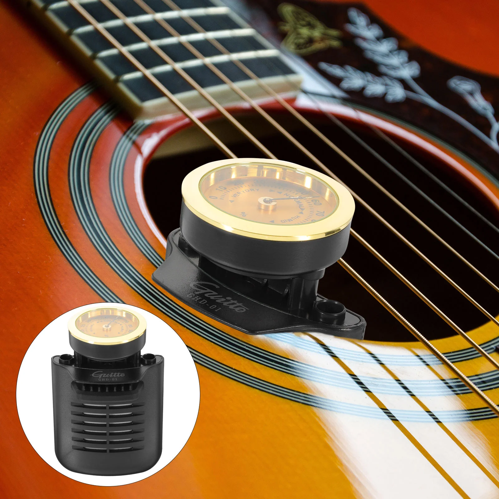 

Acoustic Guitars Sound Holes Humidifier Moisture Tank Portable Guitars Humidifier Automatic Humidity Control