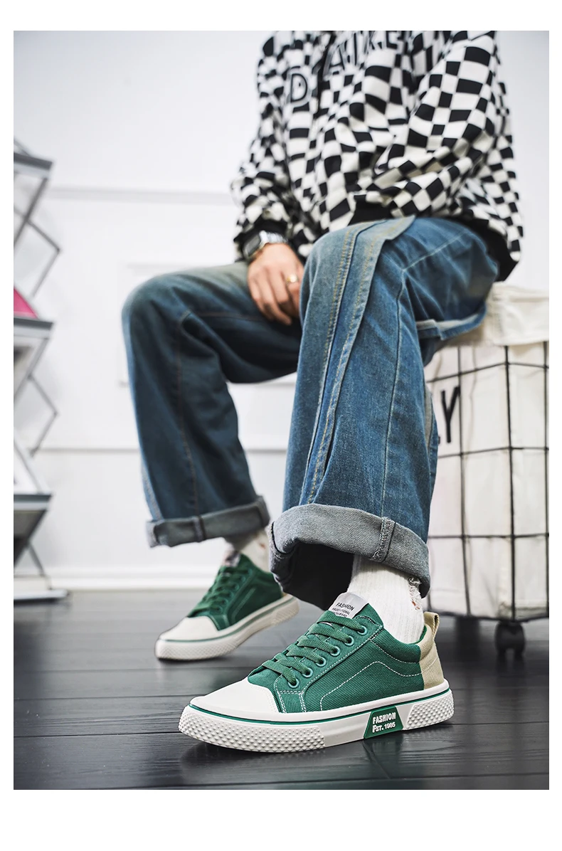 Men's Casual Canvas Shoes Detail 19