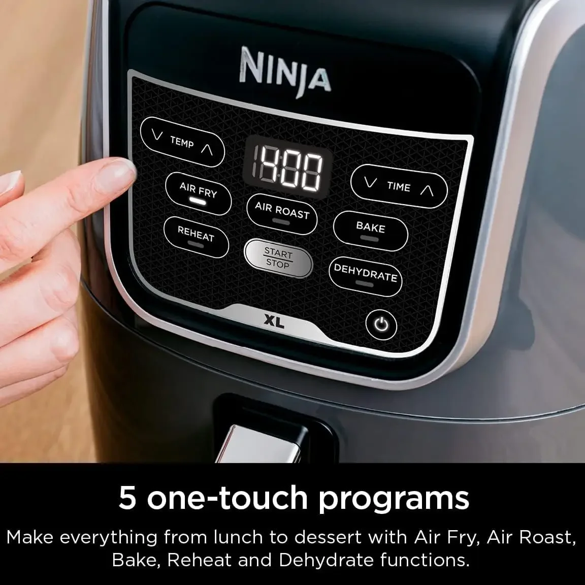 NEW AF150AMZ Air Fryer XL, 5.5 Qt. Capacity that can Air Fry, Air Roast, Bake, Reheat & Dehydrate, with Dishwasher Safe 2