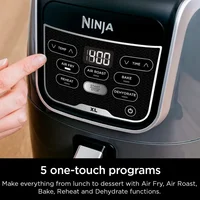 NEW AF150AMZ Air Fryer XL, 5.5 Qt. Capacity that can Air Fry, Air Roast, Bake, Reheat & Dehydrate, with Dishwasher Safe 2