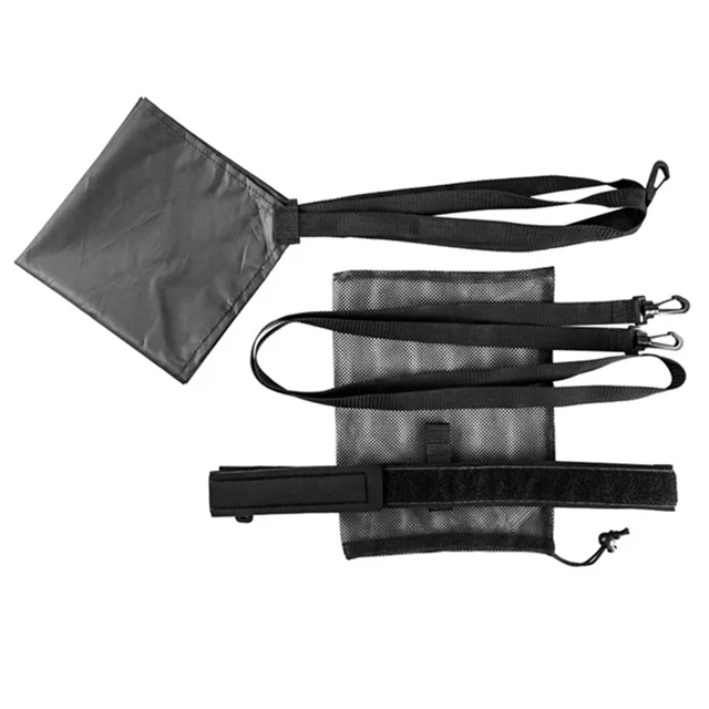 Swimming Strength Training Resistance Belt 20cm/30cm/40cm Training Parachute Adults Kids Waterproof Multi-layer Waist Equipment 3