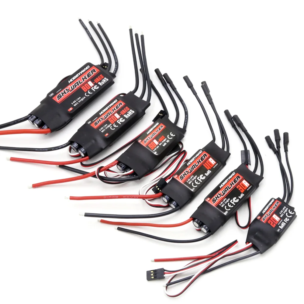 

Hobbywing FlyFun V5 40A ESC 3-6S Lipo Brushless Motor Electrical Speed Controller for Drone Airplane