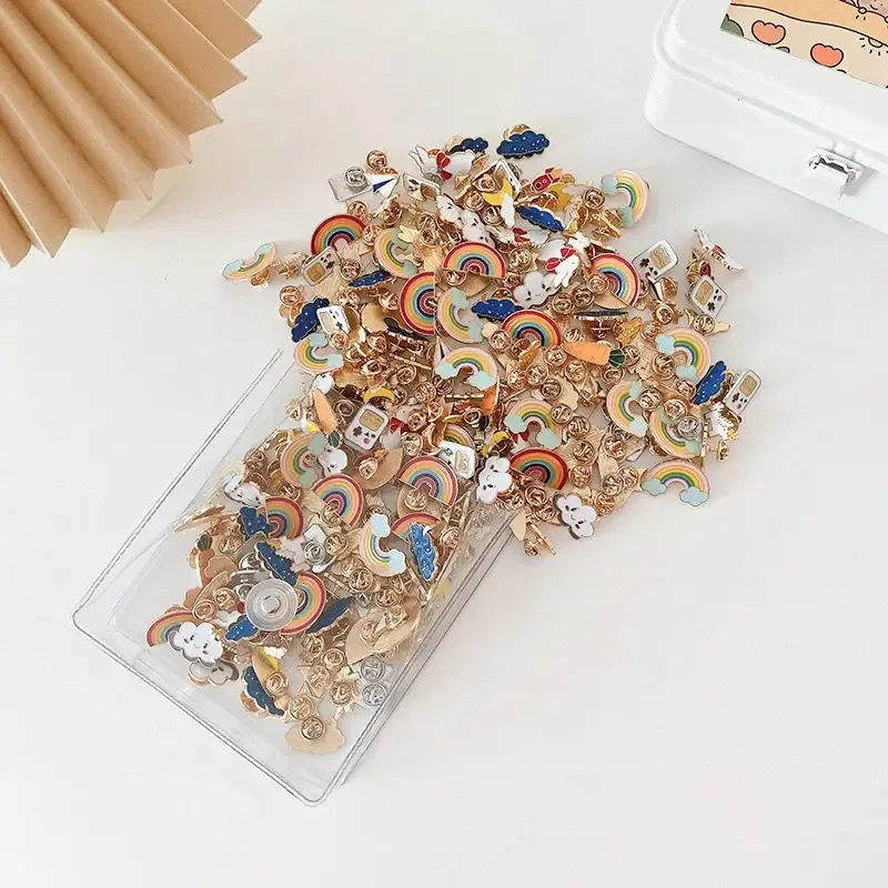 Enamel Pins Random Enamel Pin Brooches Badges Cute Cartoon Brooches for Child and Women Metal Small Jewelry with Many Different Shapes