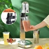 JIQI 220V Stainless Steel Commercial Smoothie Blender Food Processor Electric Milkshake Beverage Mixer Bar Fruit Stiring Machine 5