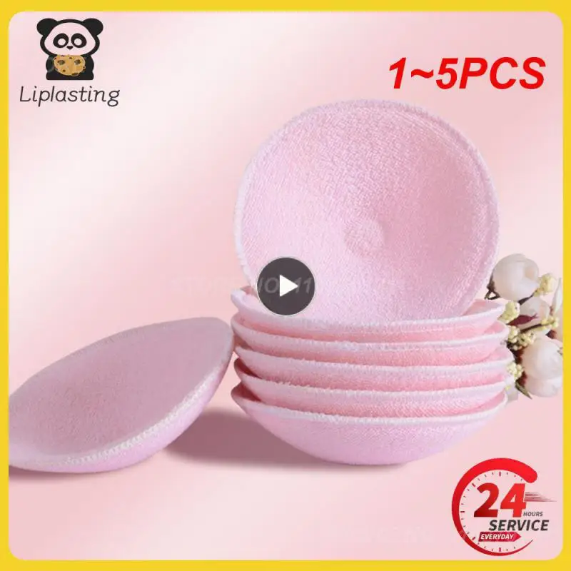 

1~5PCS Breast Absorbent Pads Feeding Nursing Reusable High Quality Soft Cotton Mom Spill Prevention Pads Bra Breast Feeding