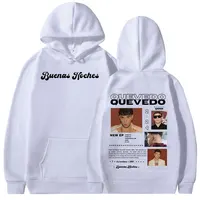 Rapper QUEVEDO Tour 2024 Graphic hoodie Men's Women Hip Hop Fashion pullover Sweatshirt y2k harajuku Oversized hooded Streetwear 2