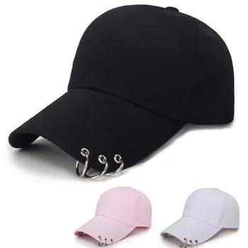 Spring and Summer New Light Plate Sunscreen Baseball Caps Men's and Women's Trend Hanging Ring Hats Casual Sun Hats Visor Hats