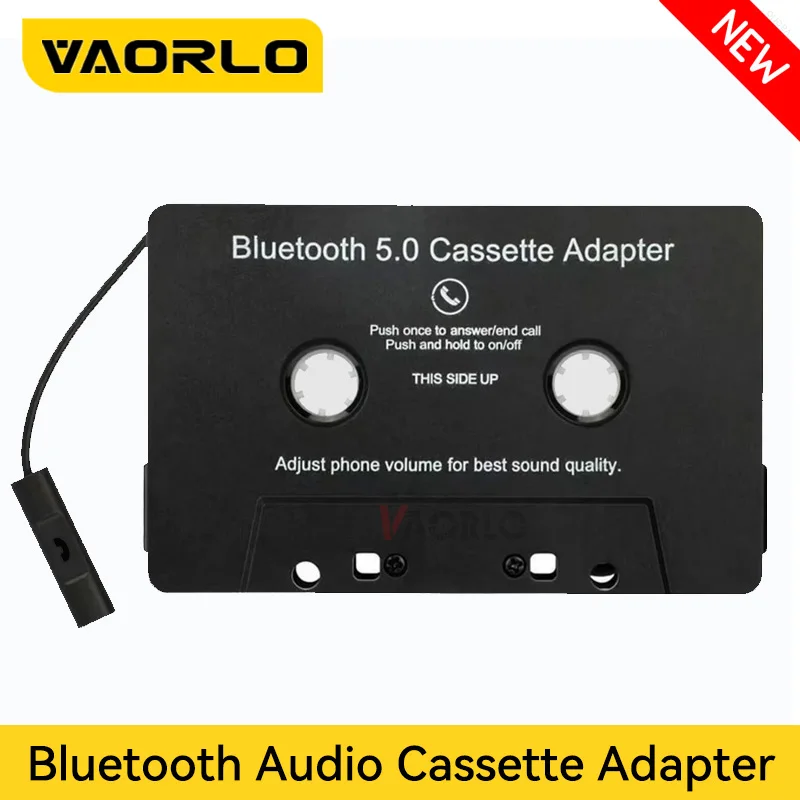 Bluetooth Audio Converter Universal Bluetooth 5.0 Car Tape Converter Car MP3/SBC/stereo Bluetooth Audio Cassette Player AUX Adapter