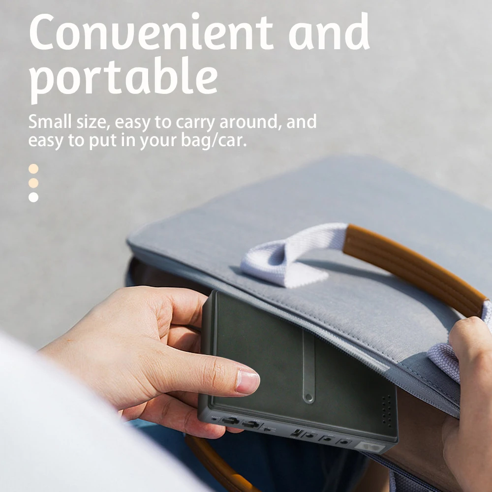 Portable UPS Router 5V 9V 12V Uninterruptible Power Supply for WiFi Router ackup Power Adapter 10400MA Large Capacity 36W