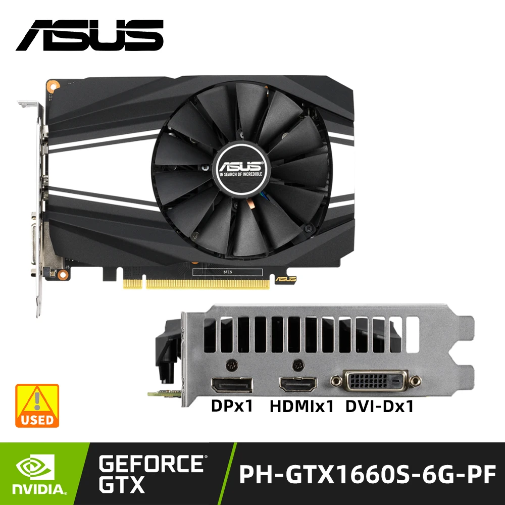Oc 6gb Asus Gtx 1660 Super Ph ASUS GTX 1660 Super 6GB GDDR6 192