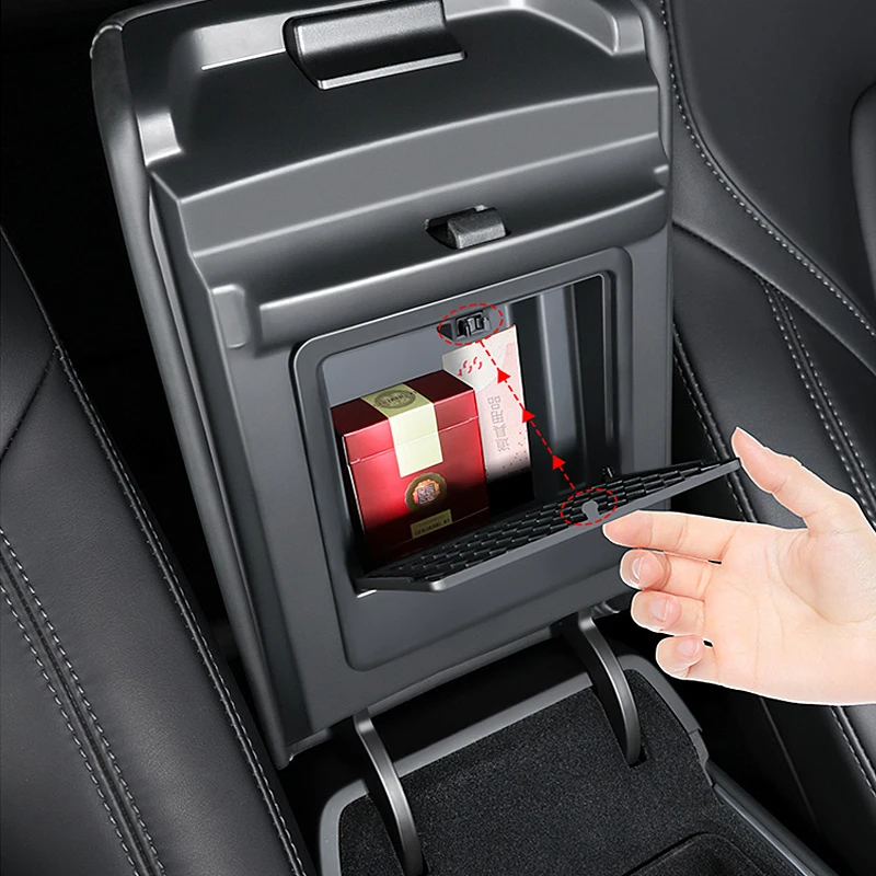 AZGaea Floor Console Organizer Tray For Tesla Cybertruck - View #10