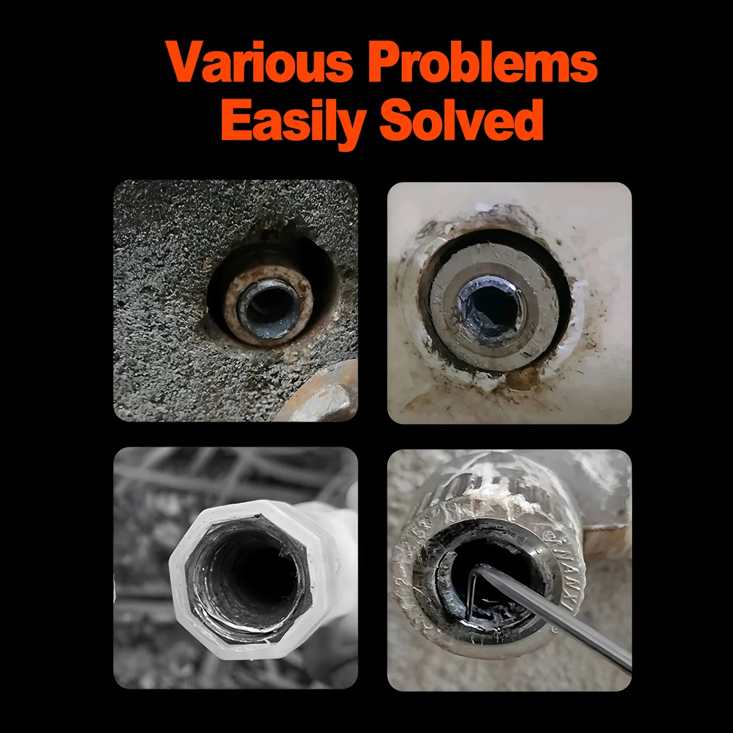 Electric Drill Manual Broken Pipe Valve Extractor Tool Pipe Bolts Rod With Water Faucet Connecting Manual Electric Extracto