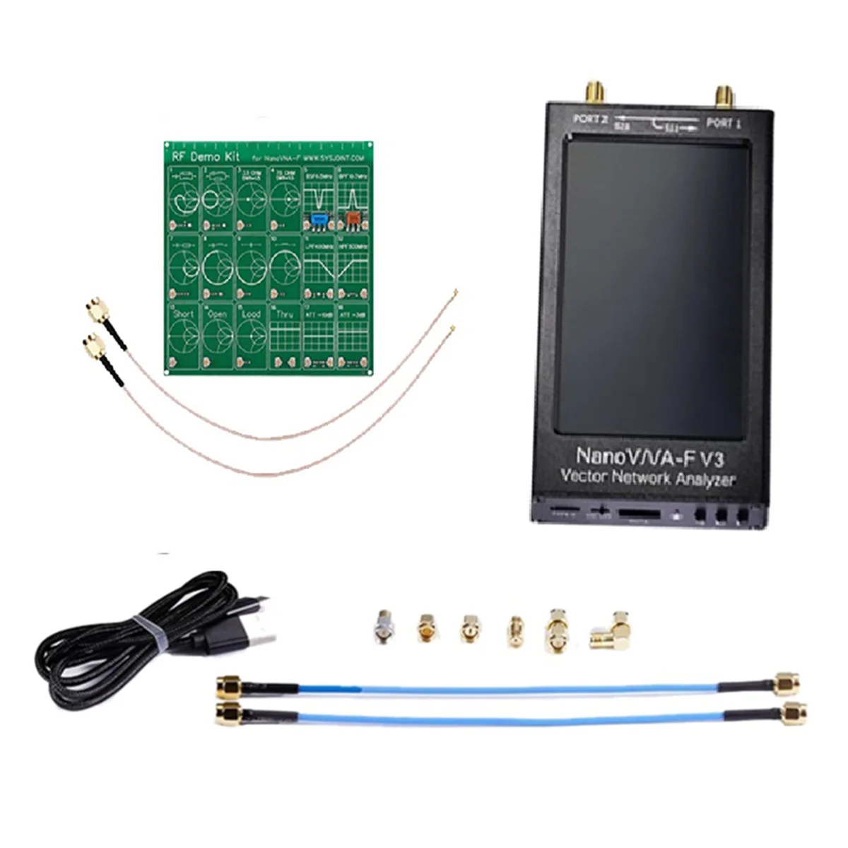 

Векторный анализатор сети NanoVNA-F V3, 4,3 дюйма, 6 ГГц, КВ, УВЧ