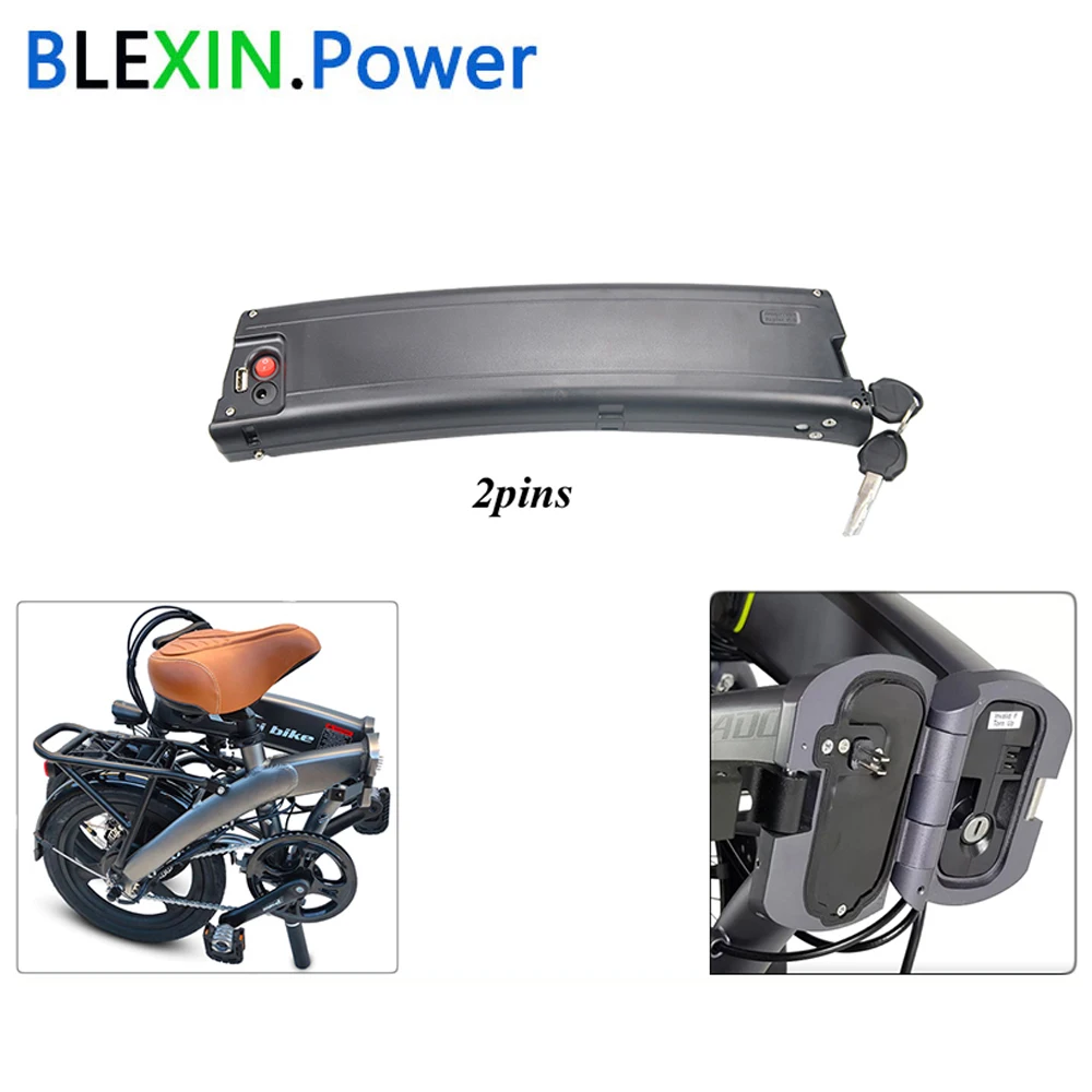 Hidden Ebike Battery Pack Curved Scimitar 36V 7.8Ah 9Ah 10.5Ah For NCM Easybike Lyon Richbit Folding Electric Bike 250w 350W