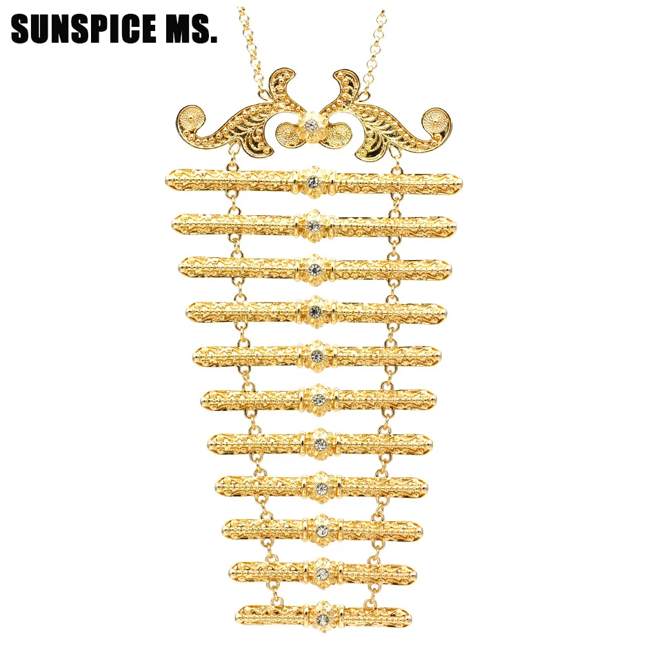 Retro Gold Silber Farbe Slawischen Kaukasus Frauen Brust Platte Brust Kette Ethnische Türkische Braut Schmuck Hochzeit Zubehör – Detail 8